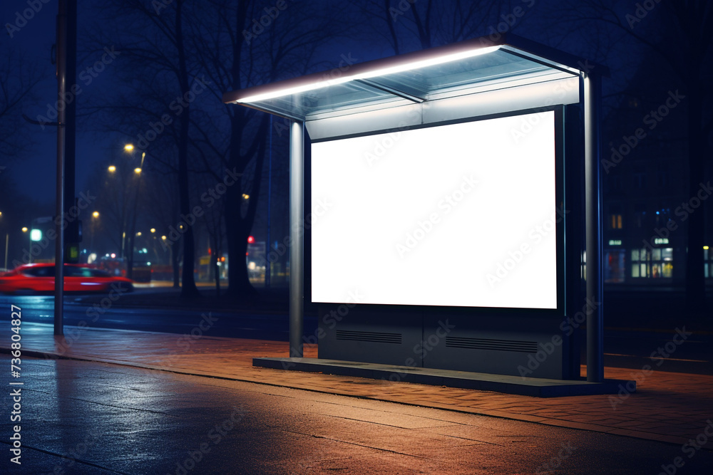 Bus Stop Billboards Mockups