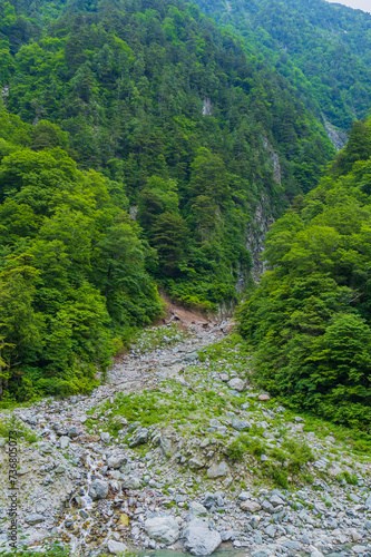日本の風景 夏の黒部峡谷