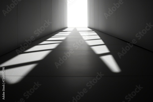 A visual metaphor of light and shadow symbolizing the interplay of opposing forces