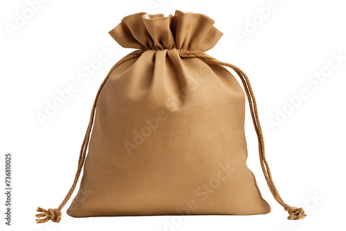 Sack bag on white background, bag from a sacking isolated on a white background
