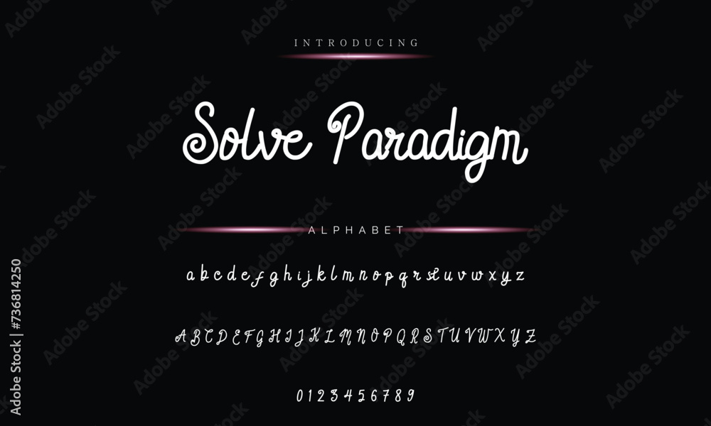 Elegant Handwriting Font - Modern Signature Script Design Elegant Handwriting Font - Modern Signature Script Design