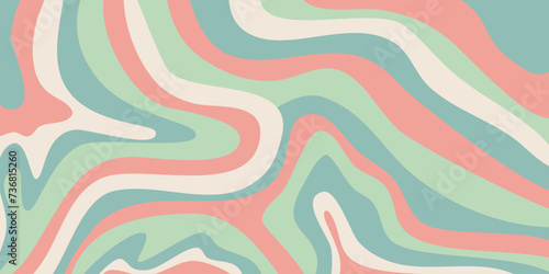 Hippie groovy psychedelic wave, great design for any purposes. 