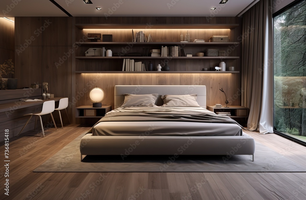 ideas for arranging bedrooms and rooms, simple bedroom lamps, minimalist but still giving the impression of being clean and elegant