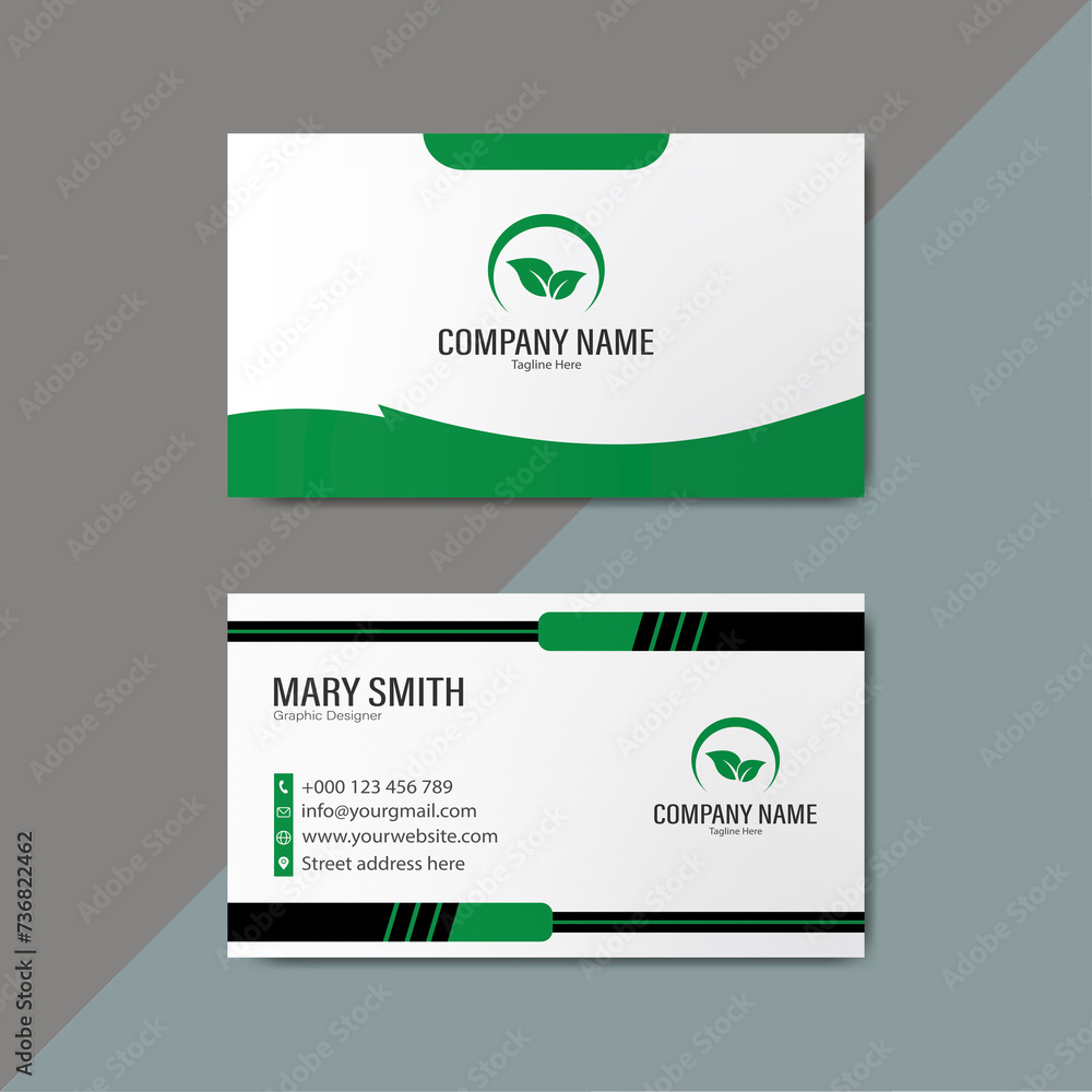 Unique & modern business card design