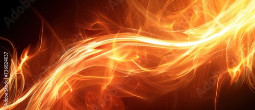 a close up of an orange and yellow fire pattern on a black background with a black back ground and a black back ground.