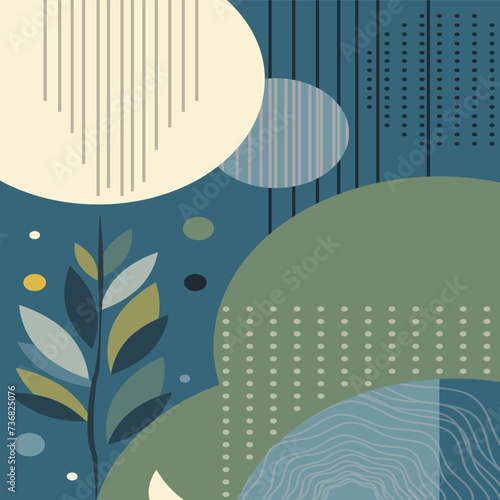 illustration and abstract background