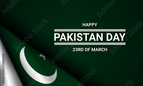 Pakistan Day Background Design.