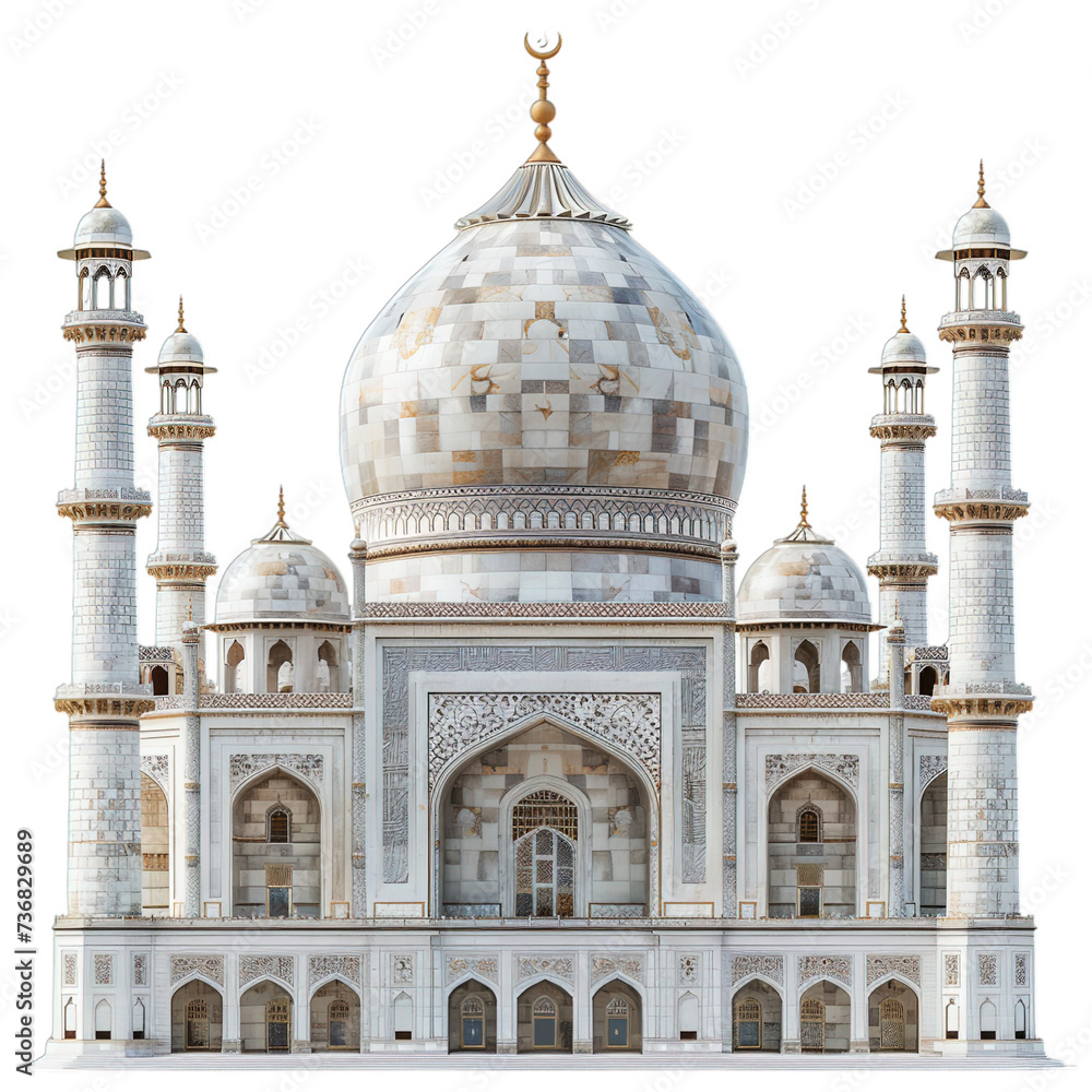 mosque isolated on transparent background, element remove background, element for design
