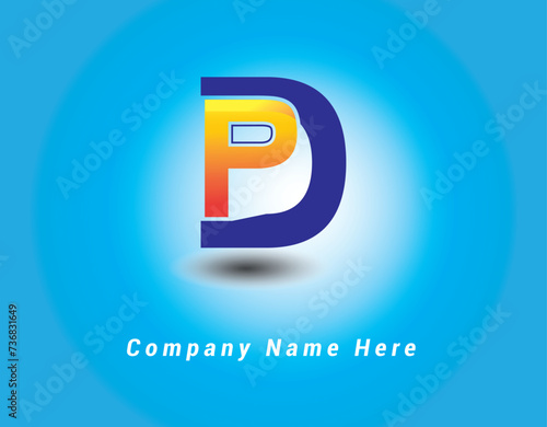 AB letter logo design. AB. New type of Logo Design for a Company and any type of Business Dashboard or anywhere. photo