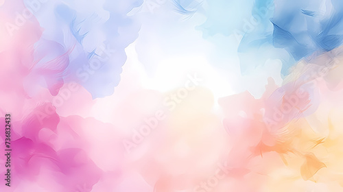 Colorful abstract watercolor seamless pattern background, abstract texture