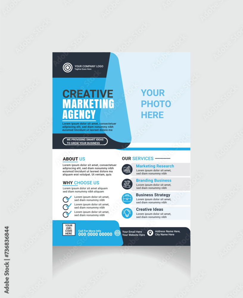 Obraz premium Corporate Flyer