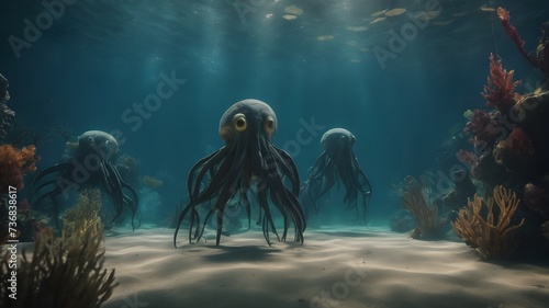 Ocean Creature Background Very Cool