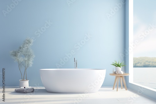 bathroom room ideas  including bathtub  glass  towels  shower  shelf table which are simple and minimalist but still give the impression of being clean and elegant.