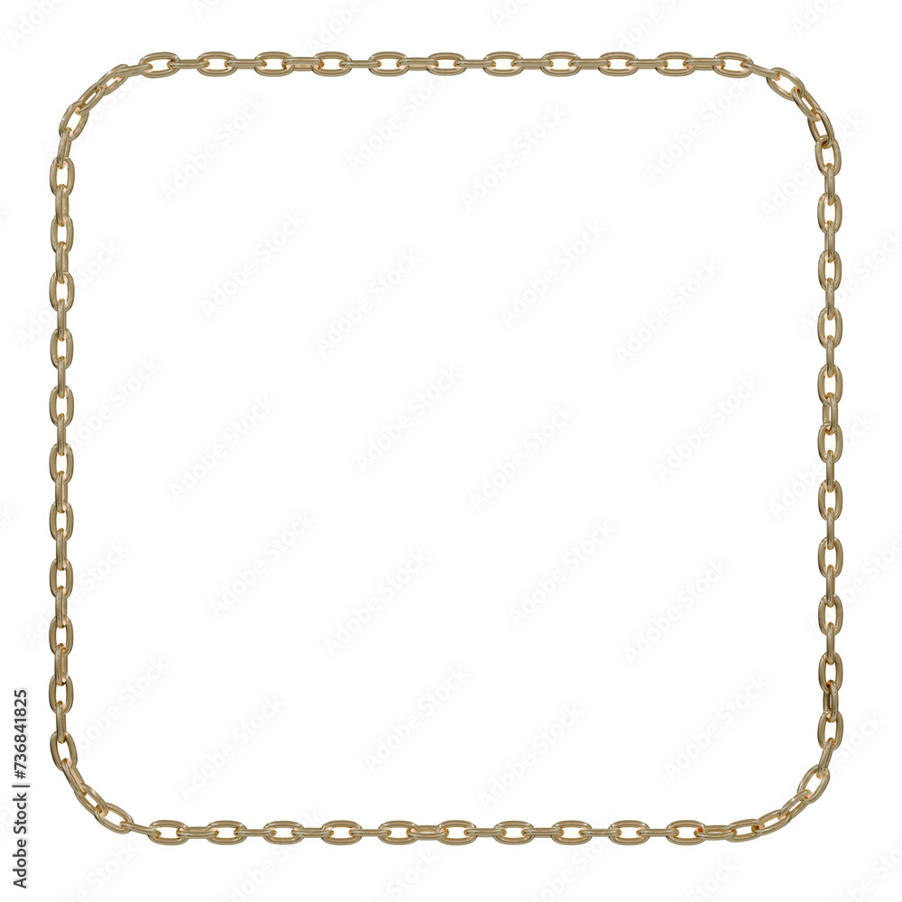Modern Alchemy: Ancient symbolism reimagined in 3D! This gleaming gold chain square unlocks hidden meanings of balance, order, and cosmic perfection. Modern Alchemy: Ancient symbolism reimagined in 3D! This gleaming gold chain square unlocks hidden meanings of balance, order, and cosmic perfection.