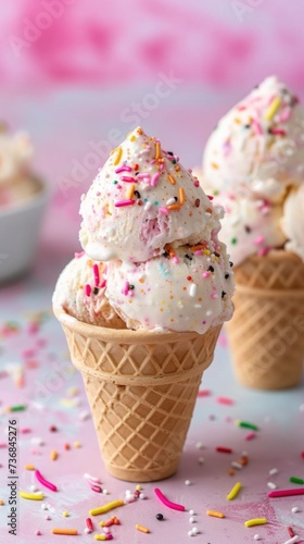 Ice cream background 