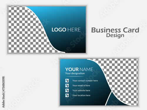 professional visiting card.