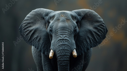 Intense Elephant Gaze, Dominance in the Animal Kingdom