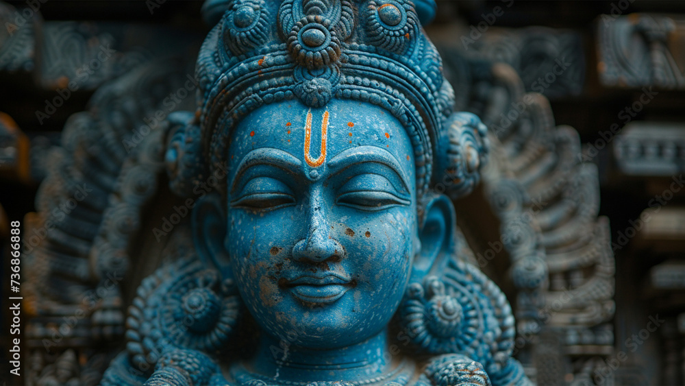 Vishnu statue Vishnu statue