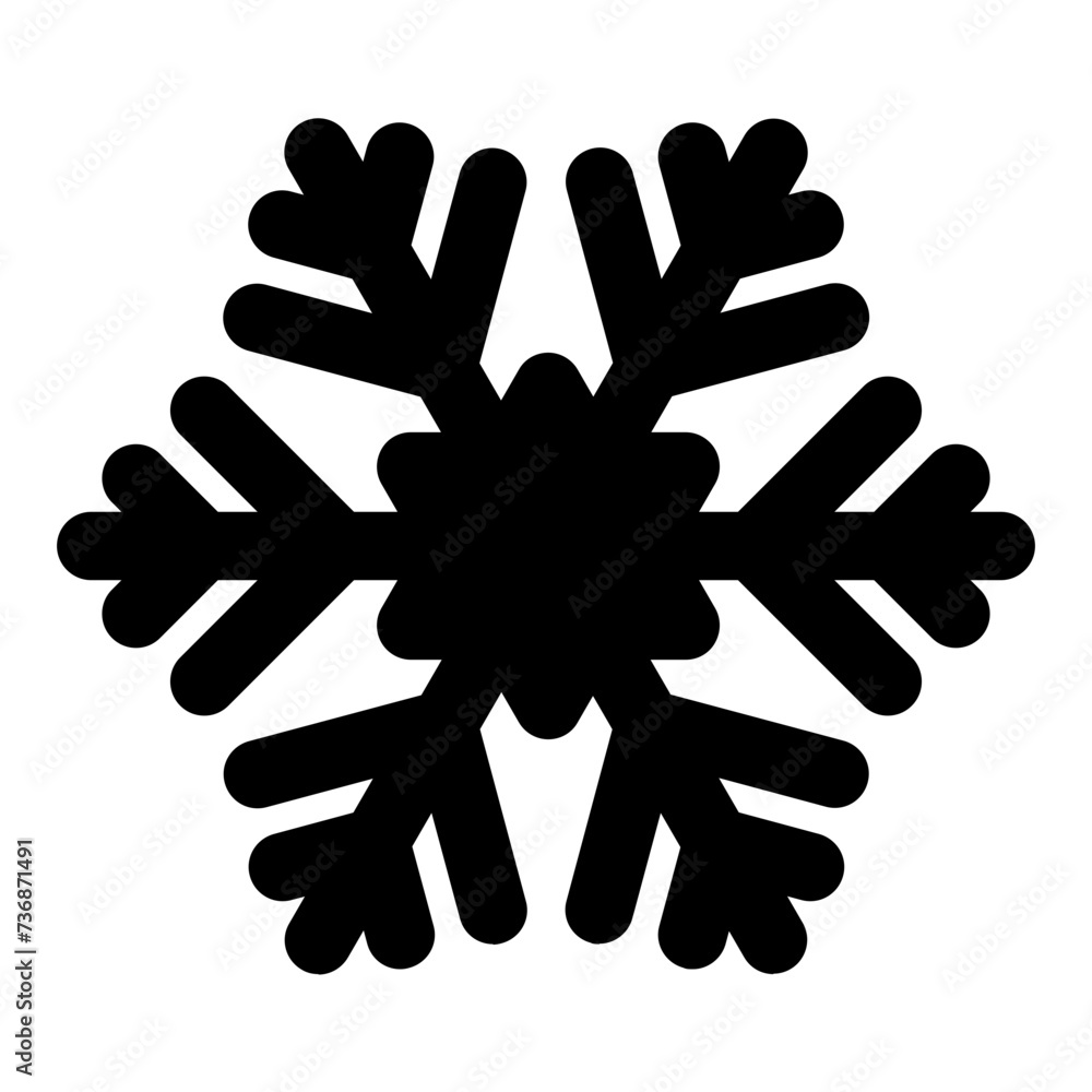 snowflake icon vector illustration asset element snowflake icon vector illustration asset element