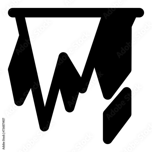 icicle icon vector illustration asset element