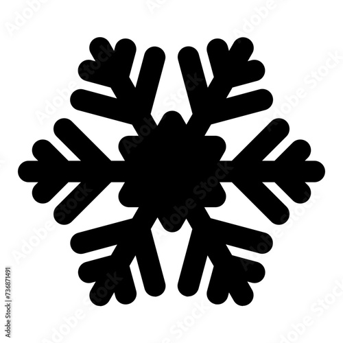 snowflake icon vector illustration asset element