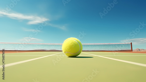 Tennis theme background © jiejie