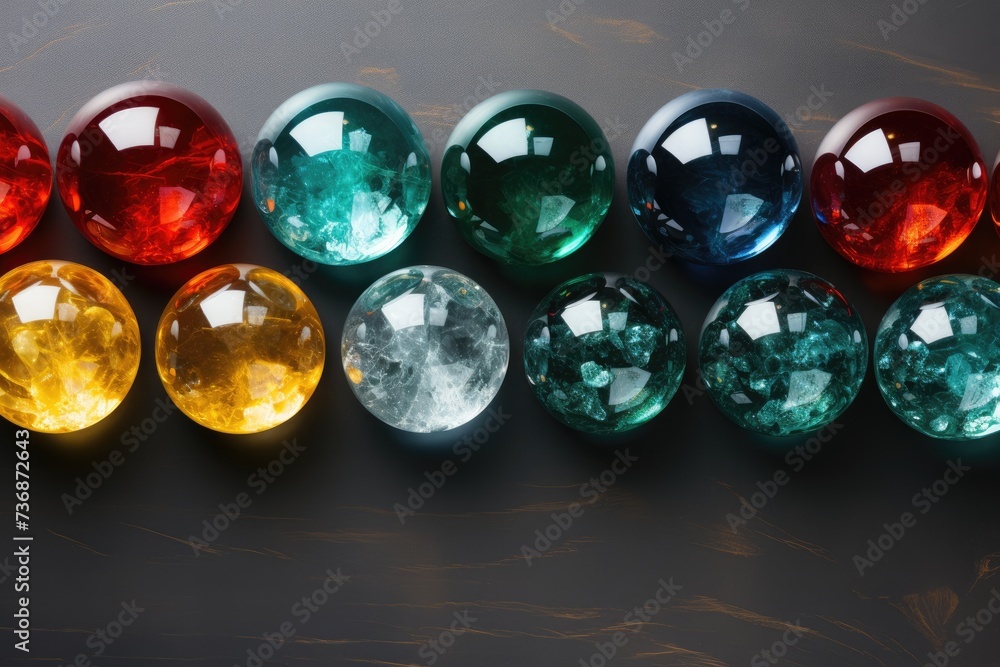Fototapeta premium Abstract stone marbles and transparent background design images