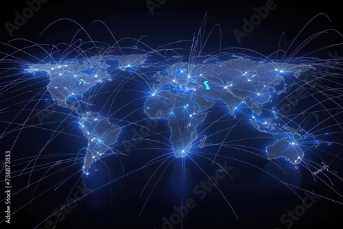 A future user interface and interconnecting map of the world