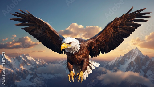  eagle in flight
