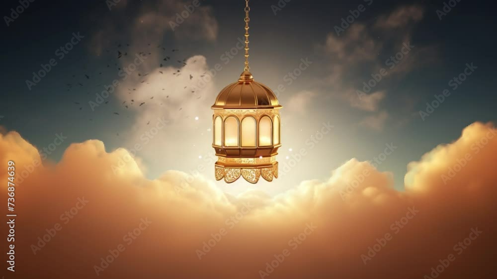 Beautiful Islamic Lantern In The Sky Beautiful Islamic Lantern In The Sky