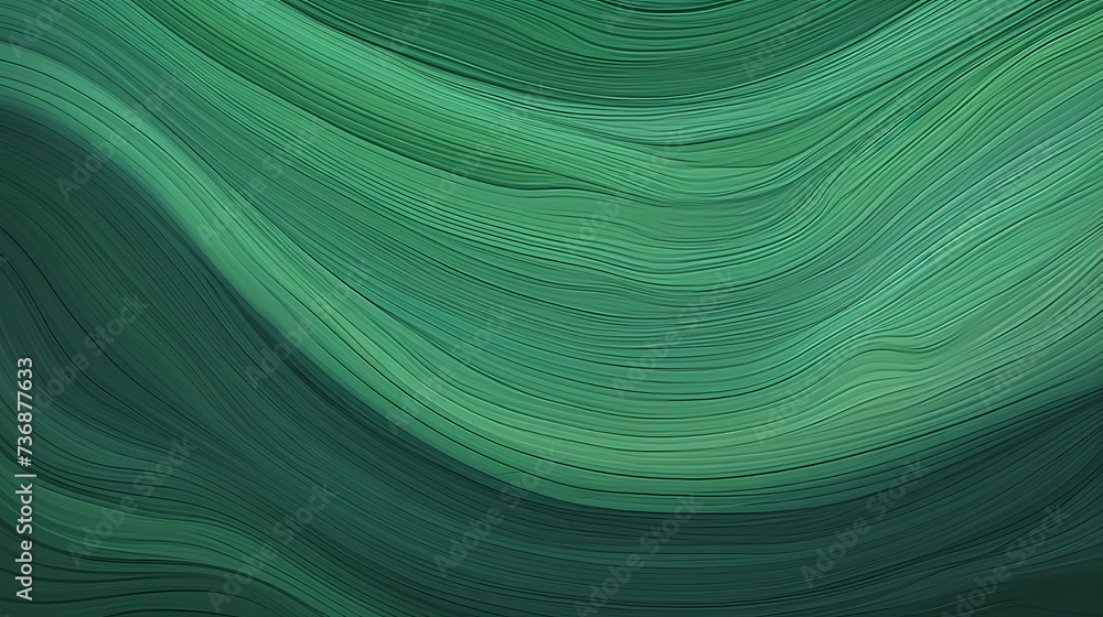 Nature art, abstract green hills and mountains Nature art, abstract green hills and mountains