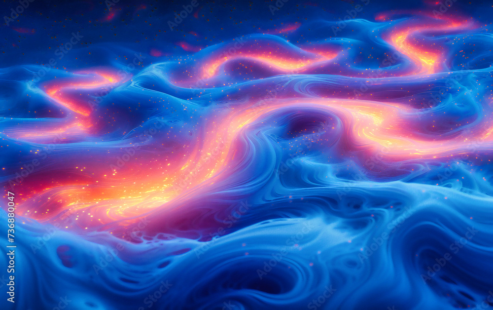 Cosmic Dream: An Abstract Fantasy of Blue and Purple Hues, Creating a Mesmerizing Galaxy Far Beyond Our Reach Cosmic Dream: An Abstract Fantasy of Blue and Purple Hues, Creating a Mesmerizing Galaxy Far Beyond Our Reach