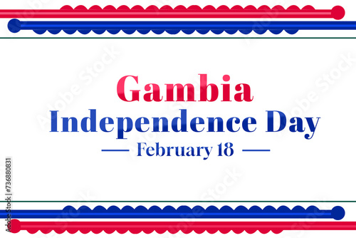 Gambia independence day design 