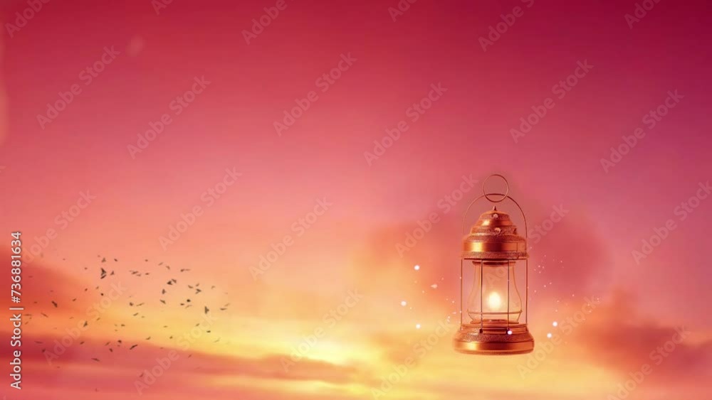Beautiful Islamic Lantern In The Sky Beautiful Islamic Lantern In The Sky