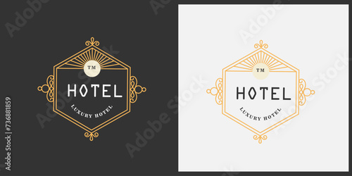 Elegant Lodgings: Designing Your Hotel Luxury Logo.