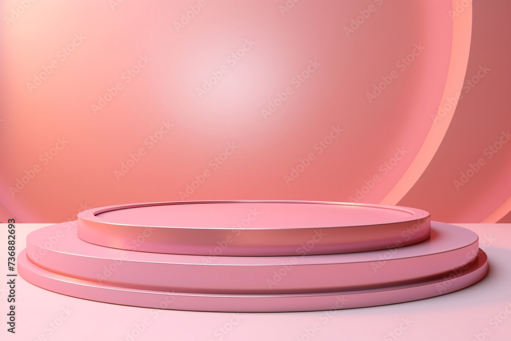 Photo 3d rendering abstract platform podium product Photo 3d rendering abstract platform podium product