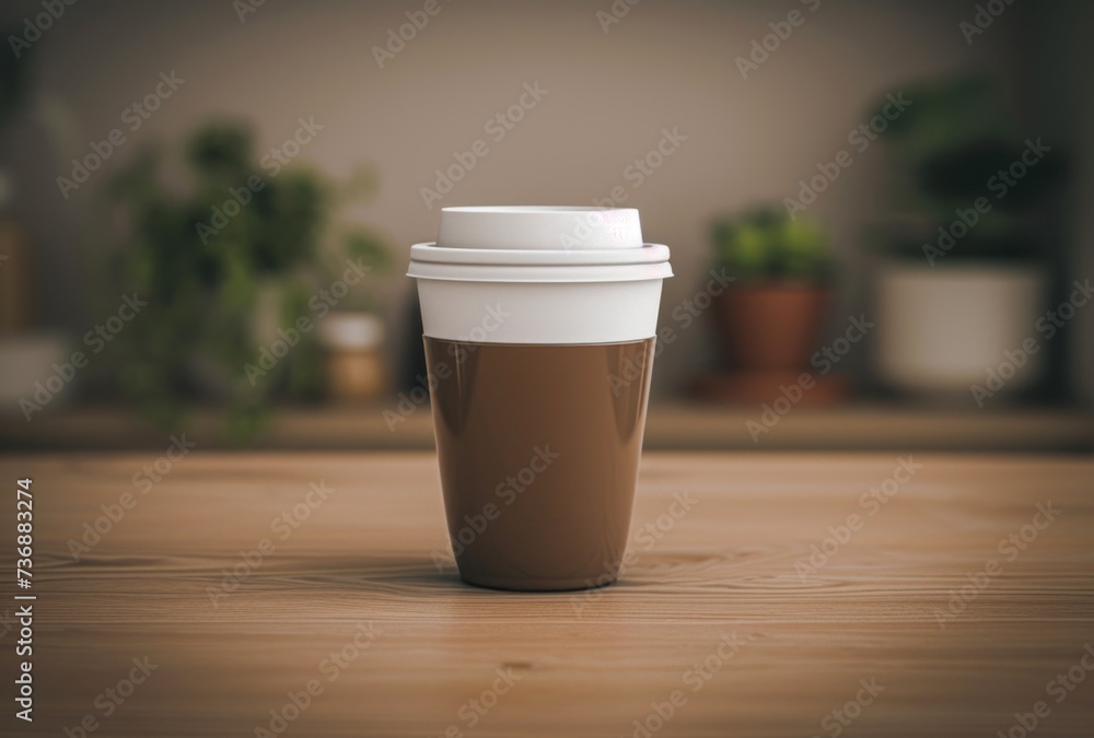 A blank cup sitting on a wooden table, featuring caffenol developing, yankeecore, and a hazy style in dark white and brown. A blank cup sitting on a wooden table, featuring caffenol developing, yankeecore, and a hazy style in dark white and brown.