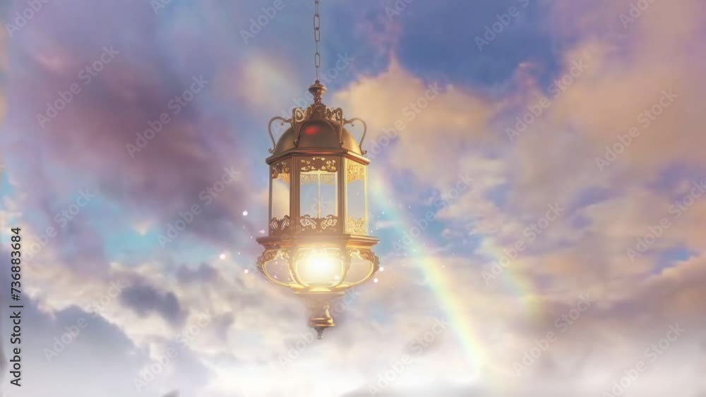 Beautiful Islamic Lantern In The Sky Beautiful Islamic Lantern In The Sky