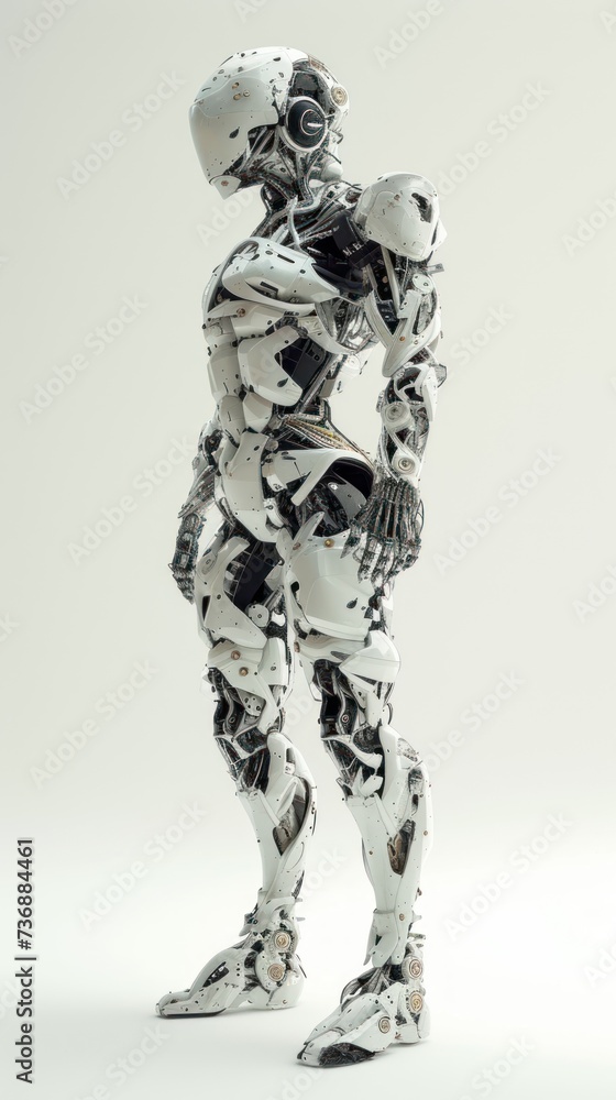 Metallic Robot Machine 