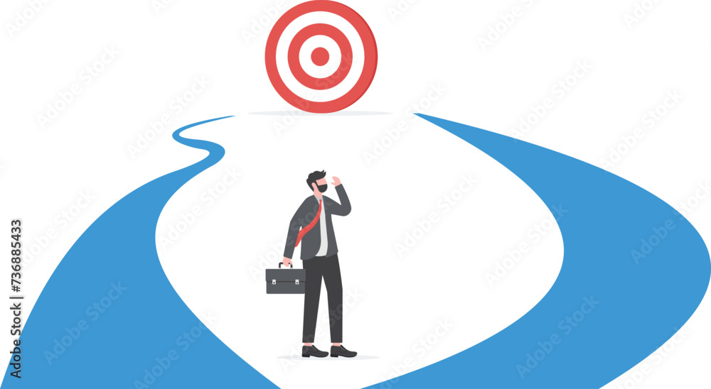 businessman standing for Choose a way. Business success concept. .
businessman standing for Choose a way. Business success concept. .