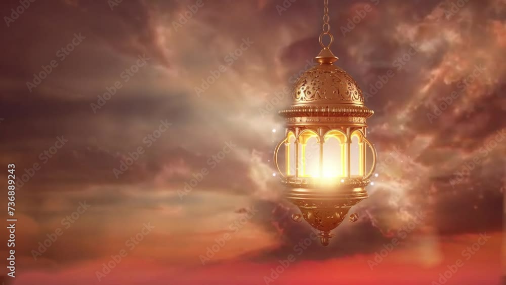 Beautiful Islamic Lantern In The Sky Beautiful Islamic Lantern In The Sky