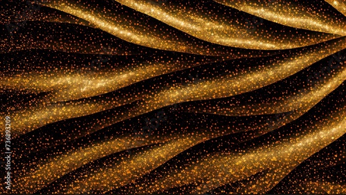 Black and gold abstract sparkle banner texture 