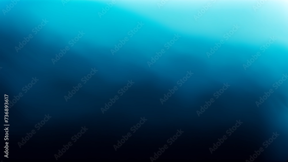 Black and Sky Blue Gradient Texture with Stylish Futuristic Minimalism 