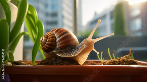 Tiny snail