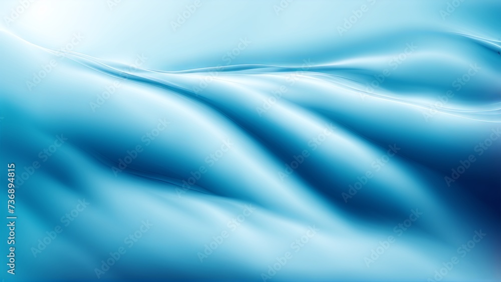 Blue glowing waves on a gradient banner background Blue glowing waves on a gradient banner background