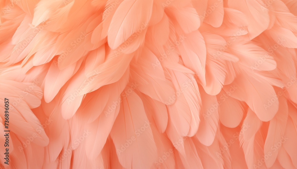 close up of pink flamingo feather close up of pink flamingo feather