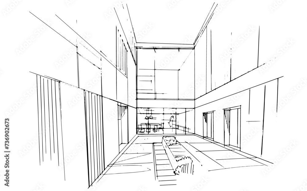 Drawing exterior and interior architectural lines. , Graphic assembly in architecture and interior design work. ,Sketch ideas for interior or exterior designs. Drawing exterior and interior architectural lines. , Graphic assembly in architecture and interior design work. ,Sketch ideas for interior or exterior designs.