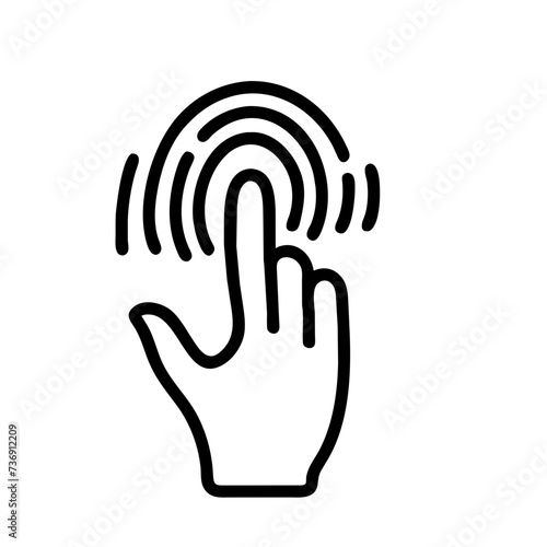fingerprint icon, thumbprint icon, Fingerprint Vector, thumbprint vector
