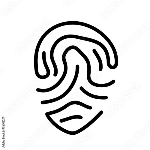 fingerprint icon, thumbprint icon, Fingerprint Vector, thumbprint vector
