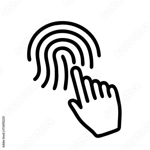 fingerprint icon, thumbprint icon, Fingerprint Vector, thumbprint vector
